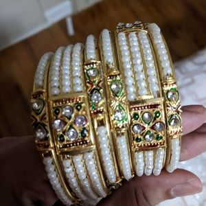 Pearl bangles/ churiya